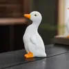 Enfeites Criativos de Pato de Cerâmica Decorações de Animais para Desktop Decorações para Casa Aquário Paisagem de Plantas em Vasos Paisagismo Pequenos Enfeites de Pato
