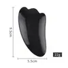 Placa Gua Sha de Resina para Raspagem do Pescoço e Cintura, Pente de Massagem para Meridianos, Bastão para Alívio Muscular de Uso Doméstico, Placa Gua Sha de Cera de Abelha, Combinação Multiuso