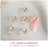Acessórios de Nail Art Laço Coração de Dragão Resina Fosca Translúcida Gelo Diamante Tridimensional Amor Rosa Diamante Acessórios de Unha Vestíveis