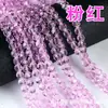 Un lote de 32 cuentas de tierra de cristal vidrieras cuentas de fútbol accesorios para equipaje accesorios para joyería diy