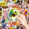 50 Adesivos Engraçados, Pacote de Emoticons Encantadores Populares Transfronteiriços, Pacote de Emoticons de Personagens, Adesivos Divertidos de Paródia