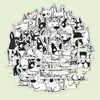 50 Pegatinas de Bulldog Francés Estilo Boceto, Pegatinas de Perro Lindas Simples en Blanco y Negro para Cuadernos de Estudiantes, Materiales DIY para Papelería, Transfronterizo