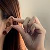 Plato de Incienso para Mosquitos Clip para la Oreja Sin Agujeros en la Oreja Sentido Avanzado Temperamento Simple Aretes de Joker Moda de Lujo Ligero Aretes Indoloros al Mayoreo