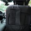 Caixa de lenços de carro de luxo leve Xiaoxiang Wind Bolsa de lenços de carro montada na parte traseira Caixa de armazenamento de lenços de carro da moda