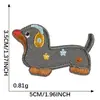 Dibujo Animado Autoadhesivo Mini Lindo Perrito DIY Accesorios de Ropa Decoración Funda de Teléfono Taza de Agua Parche Parche de Tela Bordado