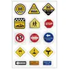 Cinta de carretera para pista de carreras pegatina de coche de juguete para niños rompecabezas caricatura diy pegatina de señal de tráfico