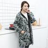 Delantal Grueso Impermeable Camuflado con Forro Polar y Mangas para Adultos Hombres y Mujeres, Adecuado para Ropa de Trabajo, Algodón, Impermeable y Resistente a las Manchas