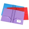 Carpeta de Oficina de PP con Clip de Rana Bolsa para Archivos de Doble Boca Tipo D Carpeta de Informe Americana Carpeta para Exámenes Venta al por Mayor