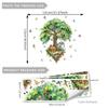 Varias Hoja de Arce Acuarela Árbol Grande Enredaderas Jaula de Pájaros León Elefante Pegatinas de Pared Tienda Hogar Decoración de Fondo Pegatinas de Pared Autoadhesivas