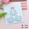 Gatito Lindo Acrílico DIY Accesorios para Joyería Funda para Teléfono Celular Hebilla de Zapato Parche de Flor para Zapato Pasador Material para Accesorios del Cabello Venta al por Mayor