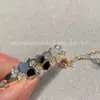 Collar de panal Shangmei para mujer, artesanía CNC en oro V, chapado en oro de 18 quilates, oro rosa, diseño de cintura delgada, cadena de panal de alta gama para la clavícula