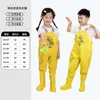 Macacão Infantil de Uma Peça para Brincar na Água com Galochas Integradas, Macacão de Pesca/Exploração na Água, Calça d'Água, Equipamento para Brincar na Areia e na Água para Jardim de Infância
