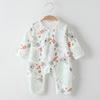 Roupas de Recém-Nascido Algodão Puro Macacão de Bebê Recém-Nascido Verão Roupas para Ar Condicionado Seção Fina 0 a 3 Meses Macacão