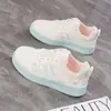 Zapatillas Blancas para Mujer Estilo Nuevo Primavera y Verano 2026, Adecuadas para Combinar con Faldas, Zapatos Casuales de Suela Gruesa, Zapatos Deportivos Casuales Ligeros y Versátiles Mr523