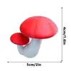 3DCT112 Pegatina Magnética 3D de Hongo Transfronteriza para Refrigerador Creativa Hongo Rojo Hongo Marrón Pegatina Magnética para Refrigerador