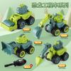 Carro de Polícia de Brinquedo para Desmontar para Crianças, Montagem com Parafusos, Veículo de Engenharia para Montar e Desmontar para Meninos com Furadeira Elétrica, Idades 3-6