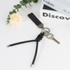 Cuerda de cuero PU colgante para llave de coche llavero moda ins que combina con todo colgante para bolso colgante universal para teléfono móvil