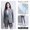 Traje de Temperamento para Hombre Ropa de Negocios Traje de Moda Traje de Novio para Mujer Ropa de Trabajo para Presentaciones de Anfitrión Logo Bordado