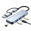Estación de Acoplamiento Ocho en Uno USB 3.0 Lector de Tarjetas TF/SD Tipo Portátil Expansión Type-C Concentrador de Doble Puerto