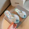 Nuevos Zapatos de Piscina para Niñas con Tacón Alto Modelo 2026, Nuevos Zapatos de Cristal de Moda Estilo Princesa para Uso en Exteriores, Ligeros y Versátiles para el Verano