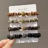 Elásticos de Cabelo em Caixa 2025 Novo Estilo Elásticos para Mulheres, Alta Elasticidade Cordas de Cabelo Duráveis, Acessórios de Cabelo para Rabo de Cavalo Alto, Faixas de Cabelo
