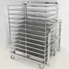 Carrinho Giratório de Prateleira Multicamadas de Aço Inoxidável para Maturação Forno de Secagem de Alta Resistência Rack de Secagem Giratório para Impressão de PCBAs