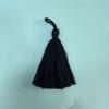 Algodón directo de fábrica más borla Q borla de 8 cm textil para el hogar accesorios de ropa borla pequeña borla colgante de punto se puede teñir