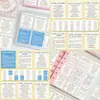 Pegatinas de libros de lectura obligatoria diaria, notas de práctica diaria para mejorar la elocuencia, entrenamiento de automejora, pegatinas autoadhesivas portátiles