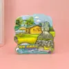 Ímãs de Geladeira de Guangxi, Lembranças de Madeira Culturais e Criativas com Tema de Cidade, Ímãs de Geladeira Turísticos das Cidades de Guilin, Liuzhou, Nanning