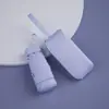 Bolso Nuevo de Piel Bolso con Cremallera Paraguas Plegable Seis Secciones Protección Solar Paraguas de Sol Paraguas para el Sol de Mujer Paraguas Plegable de Tarjeta de Doble Uso