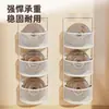 Estante de almacenamiento para cocina, para uso doméstico, para artículos de cocina cotidianos, especias, cebollas, jengibre y ajo, multicapa, diseño de montaje en pared sin perforación