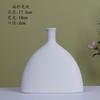 Vaso Cerâmica Queima Simples Vaso de Cerâmica Círculo Flor Garrafa de Formato Especial Enfeites Conjunto Criativo de Vasos de Cerâmica Transfronteiriça Sala de Estar