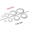 Aço inoxidável 304 interna serrilhada interna multi-dente arruela de trava antiderrapante stop lock junta M2M4M5M6M8-M30