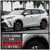 Tixinrui Adecuado para 2022 Highlander Crown Land Cruiser con Cubierta de Guardabarros Iluminada de Arena Modificación de Paso de Rueda Foco de Techo