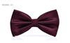 Gravata Borboleta Masculina Jacquard de Seda Poliéster Gravata Borboleta Xadrez Escuro Grão Fino Gravata Borboleta Coreana Britânica Casamento Fabricante Aprovação
