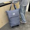 Bolsa de viagem portátil para curta distância, seca e molhada, separada, à prova d'água, bolsa de ginástica para ioga, bolsa de bagagem feminina dobrável, de grande capacidade estendida