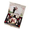 Set de regalo de boda de alta gama estilo francés, juego de cuenco y plato de cerámica de alta calidad, juego de caja de regalo para bodas, vajilla de cerámica