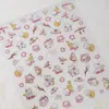 Pegatinas para Uñas con Gato Lindo en Relieve de Hierro Mn-376 Estilo Lindo Dibujos Animados Animales Suaves Lindos Serie de Colaboración Mn