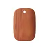 Tabla de cortar ovalada de ébano, Tabla de madera maciza para filetes y pan, Tabla para picar frutas, Tabla de cortar para uso doméstico, Tabla de cortar de madera maciza de ébano