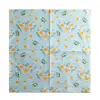 Papel de lenço impresso com dopamina, papel de guardanapo impresso com margarida azul, toalhas de papel decorativas descartáveis para festas de restaurante