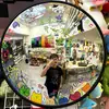100 Pacotes para a Nova CasaEspelho Côncavo-Convexo para Fotografia, Espelho Engraçado, Espelho Transformação DIY, Decoração de Interiores, Espelho Grande-Angular