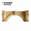 Componentes de moldura de porta e janela GRC resistentes a rachaduras para uso externo, moldura de beiral de villa estilo europeu, produção de linha decorativa de cimento para parede externa de pátio