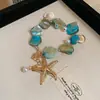 Pulseira Europeia e Americana Transfronteiriça de Pérolas com Contas Acrílicas, Pulseira de Estilo Étnico Retrô, Luxo Leve, Fashion, Joia de Mão Simples e Versátil