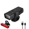 Luz para Bicicleta de Noche Recargable Impermeable Linterna de Iluminación Nocturna A prueba de Lluvia Luz para Bicicleta de Montaña Luz Trasera Accesorios de Ciclismo