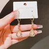 Empreendedorismo de Barraca de Rua em Feira Noturna Joias de Orelha Suprimento Feminino Brincos Atacado Brincos Elegantes com Franjas Brincos de Agulha de Prata 925 Atacado