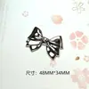 Y2k Diamante Metálico Galvanizado Lazo Girasol Corazón Funda para Teléfono Celular Zuecos Joyería de Resina Accesorios diy