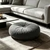 Almofada Futon Almofada Tatami Almofada de Chão Doméstica Almofada para Assento de Meditação na Varanda Almofada Redonda para Cadeira de Janela de Canto