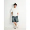 Neoism Diseño Simple Marca de Moda Verano Algodón Manga Corta Holgada Media Manga Camiseta Hombre Casual Americano T26107