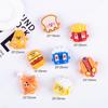 Accesorios de bricolaje de resina, dibujos animados, comida linda, crema de juego, pegamento, funda de teléfono, parche, horquilla, material, parche para refrigerador