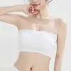 Nuevo Estilo de Verano sin Tirantes Transpirable Tubo para Niña con una Pieza de Seda de Hielo Espalda Hermosa Ropa Interior Estilo Delgado para Prevenir Exposición